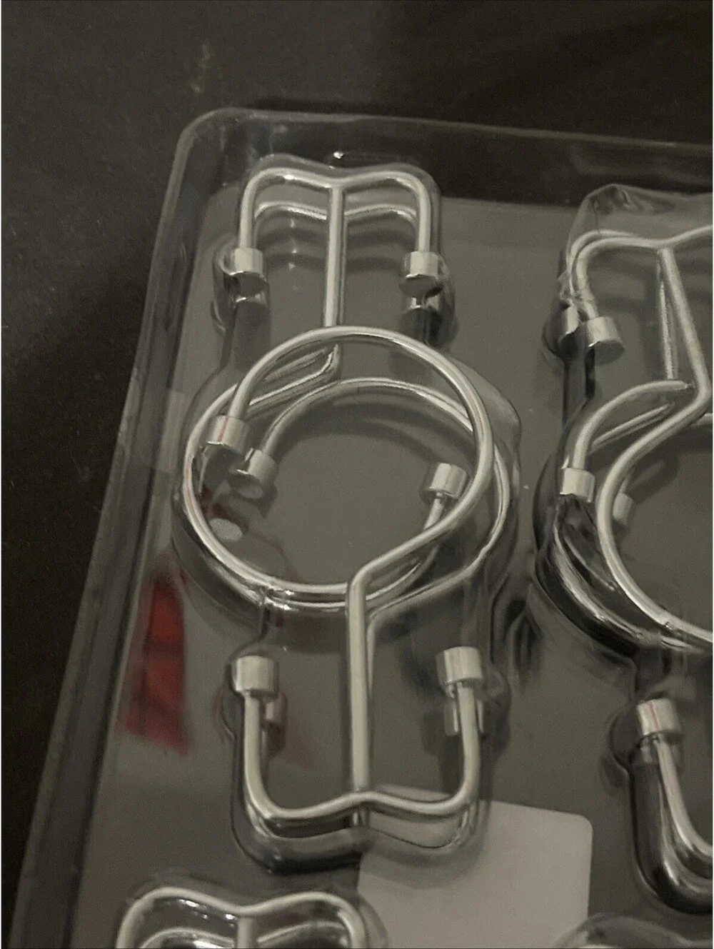 Rust-Resistant Stainless Steel Double Shower Curtain Hooks, Set of 12, Chrome